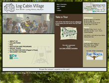 Tablet Screenshot of logcabinvillage.org